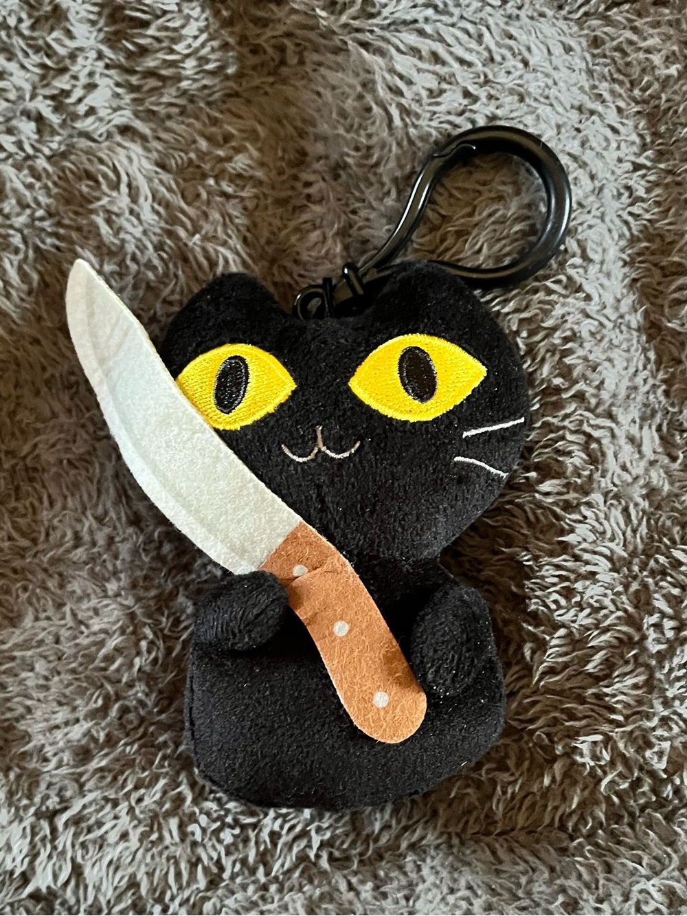*NWOT* SINISTER KITTY KEYCHAIN/BAG CHARM